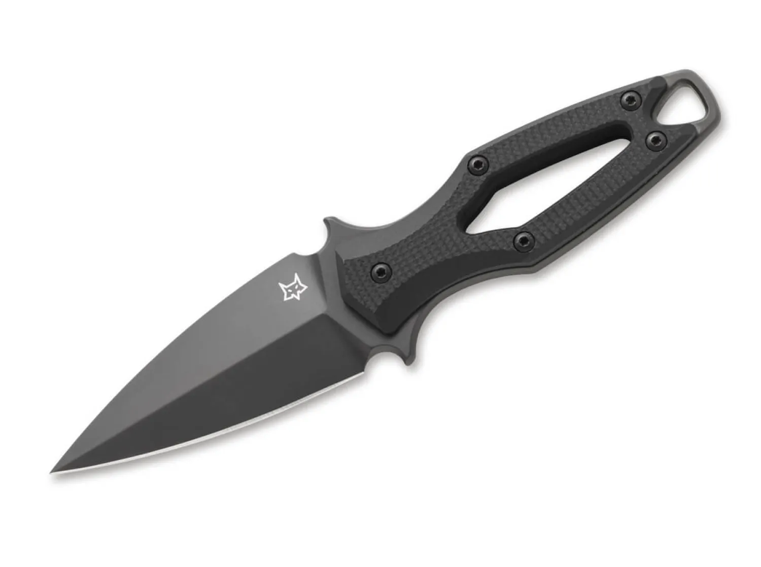 Fox Knives Aka G10 Black Dagger