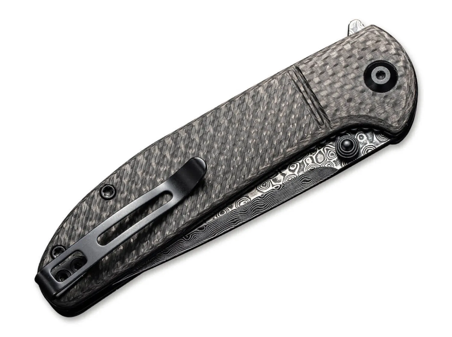CIVIVI Badlands Vagabonds Damascus Carbon Black