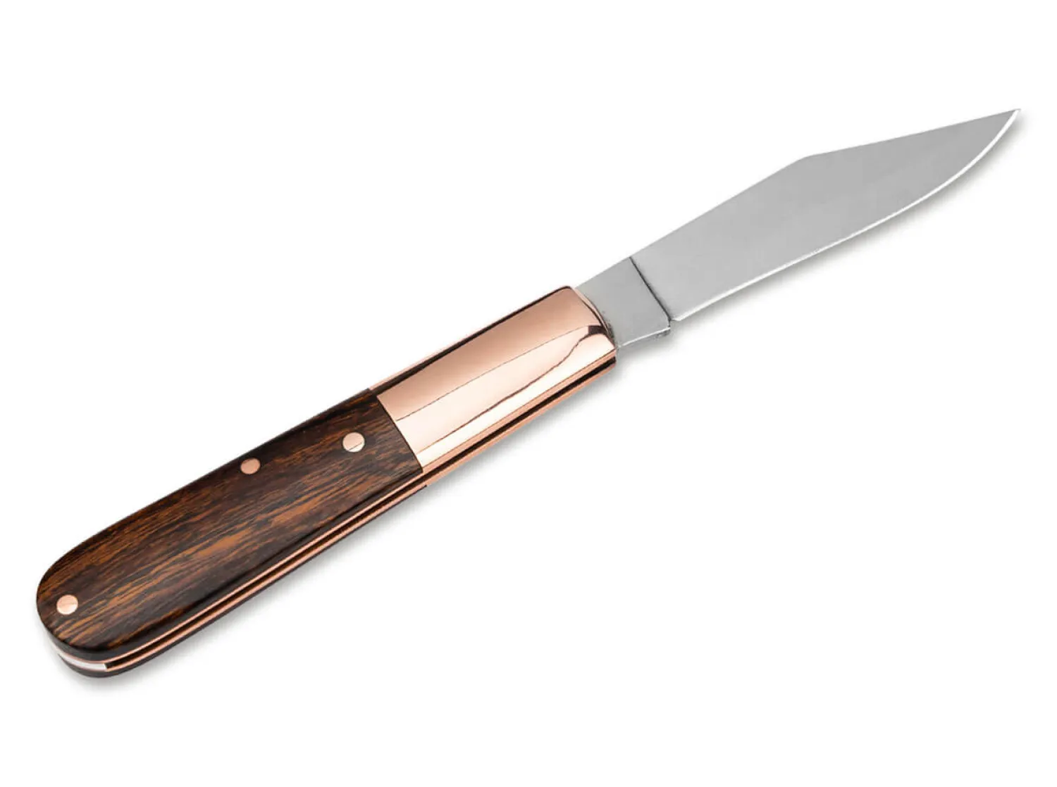 Böker Manufaktur Solingen Barlow Copper Integral Wüsteneisenholz