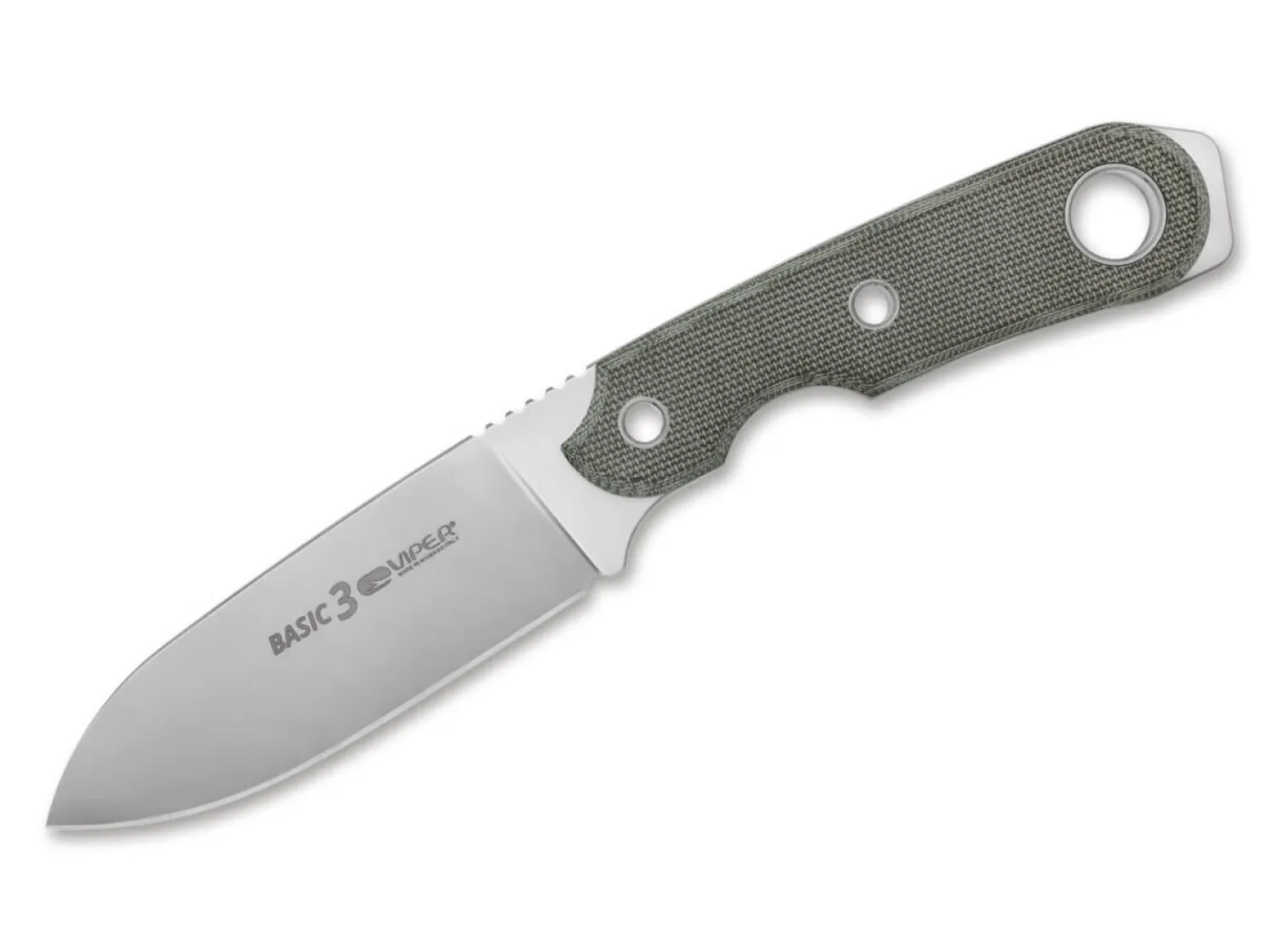 Viper Basic 3 MagnaCut Micarta Green