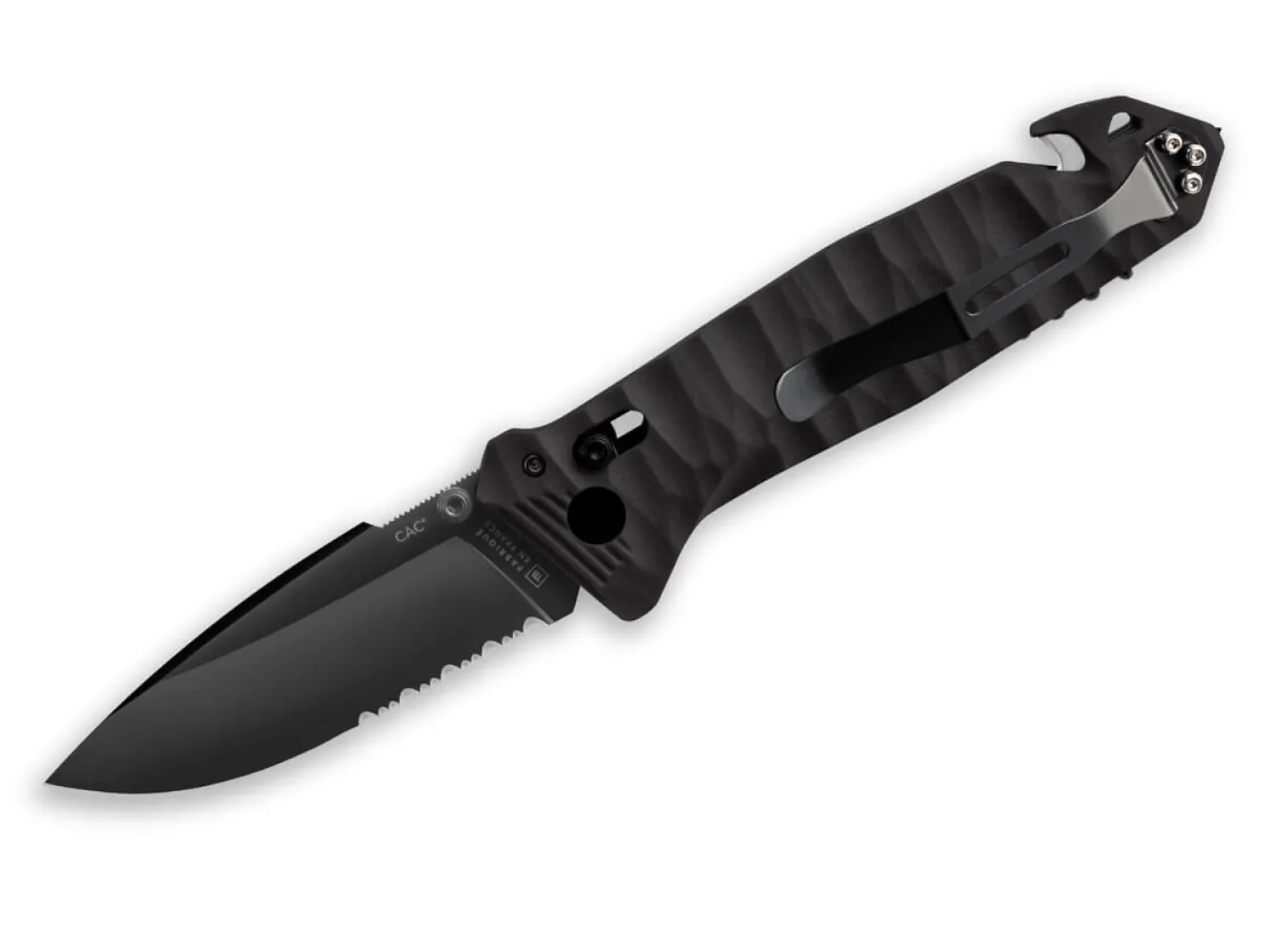 TB Outdoor C.A.C. PA6 Textured Black Serrated