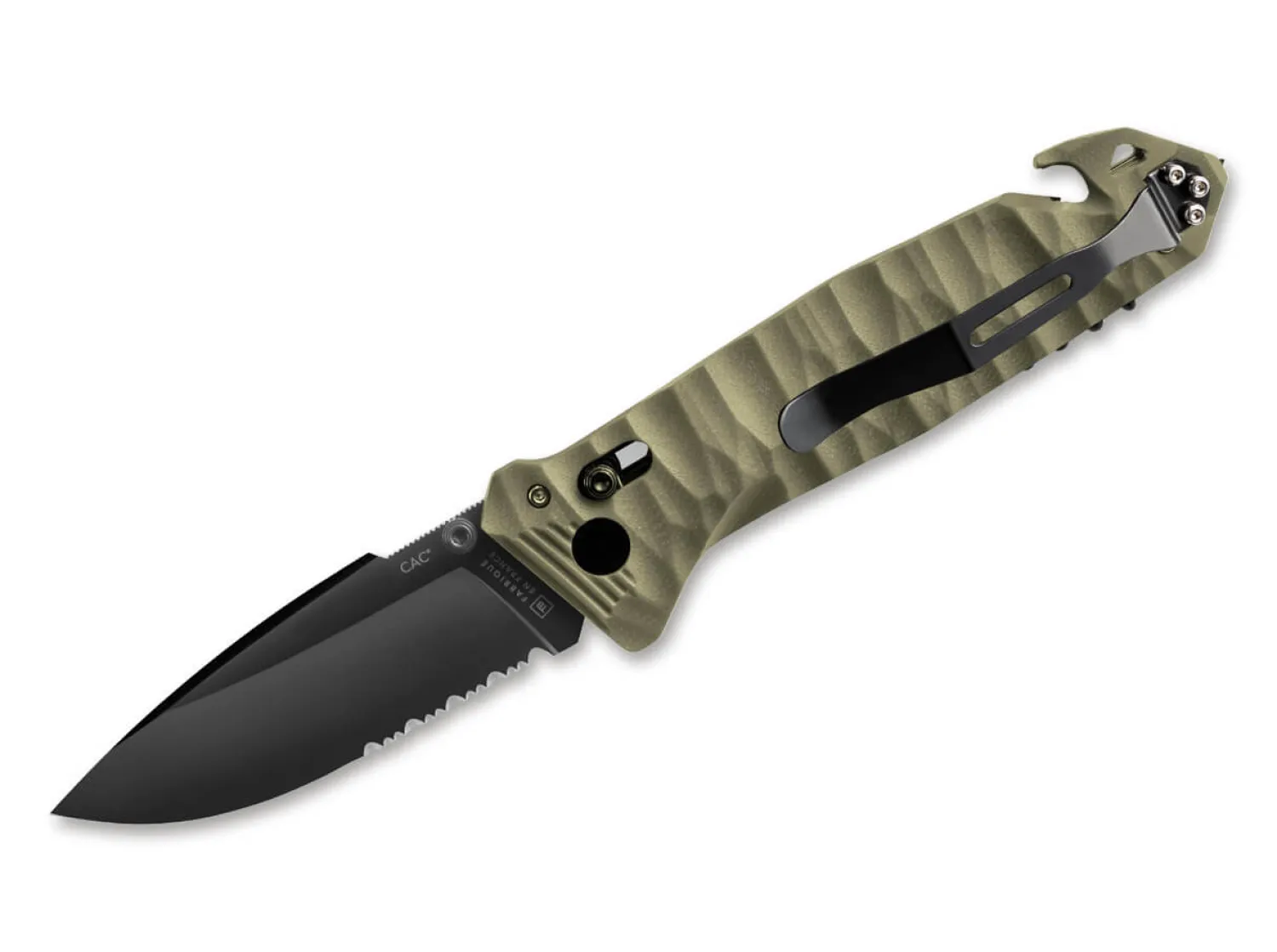 TB Outdoor C.A.C. PA6 Textured Kaki Serrated