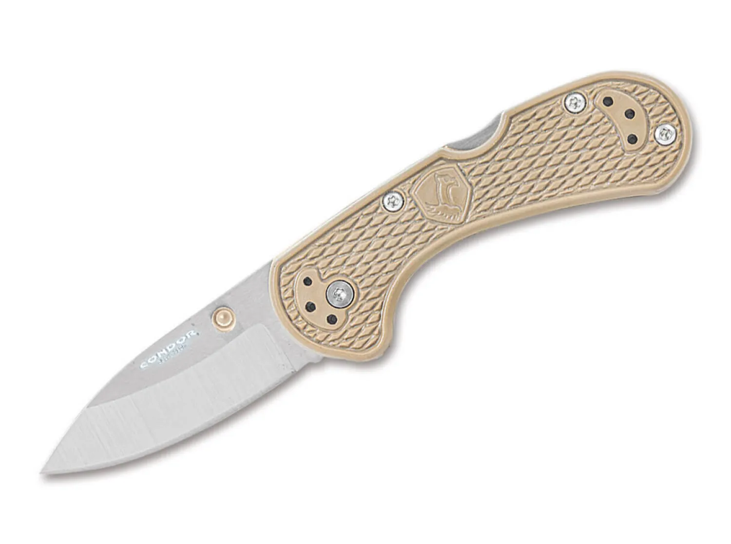 Condor Cadejo Drop Point Folder Desert