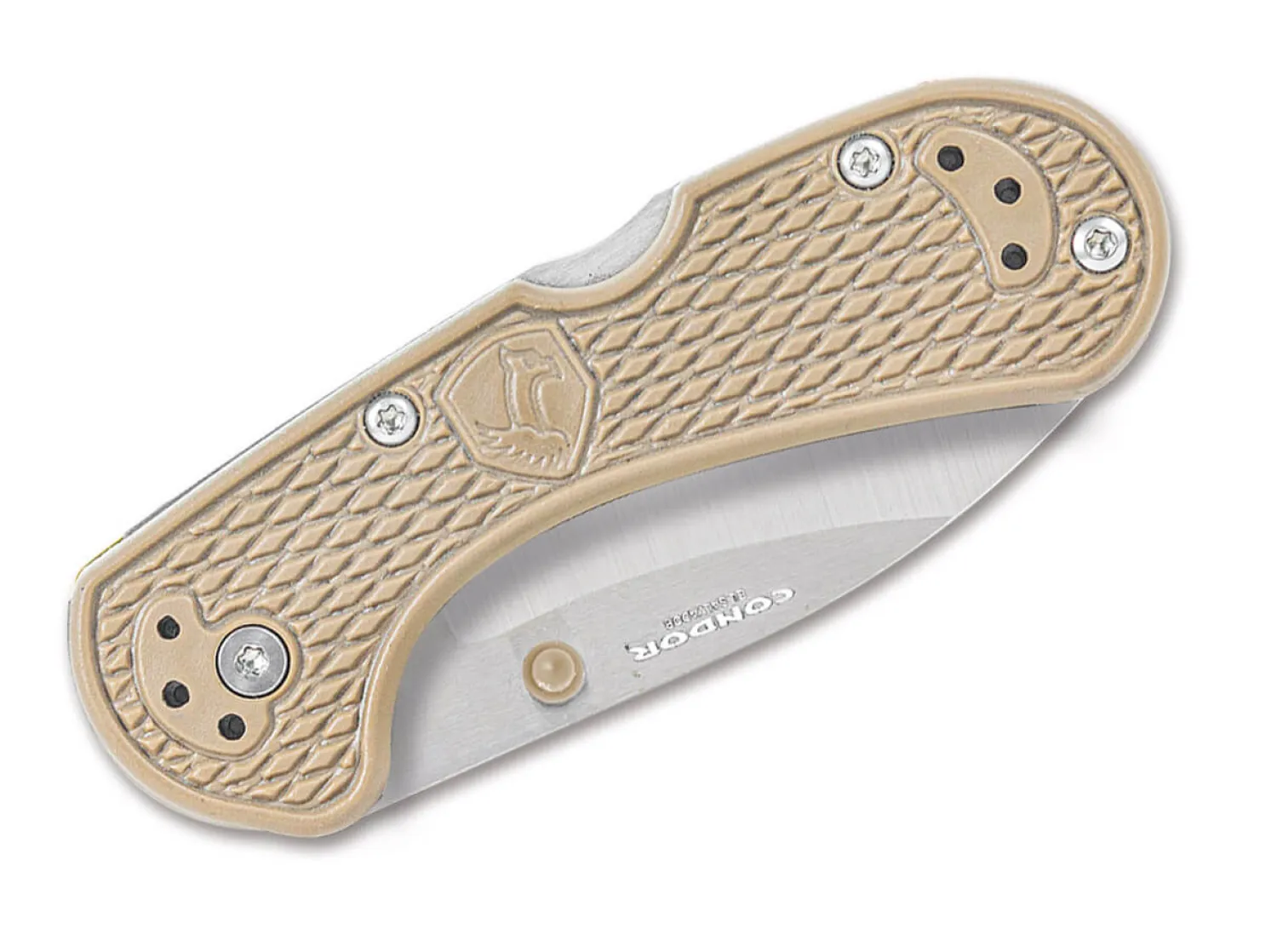Condor Cadejo Drop Point Folder Desert