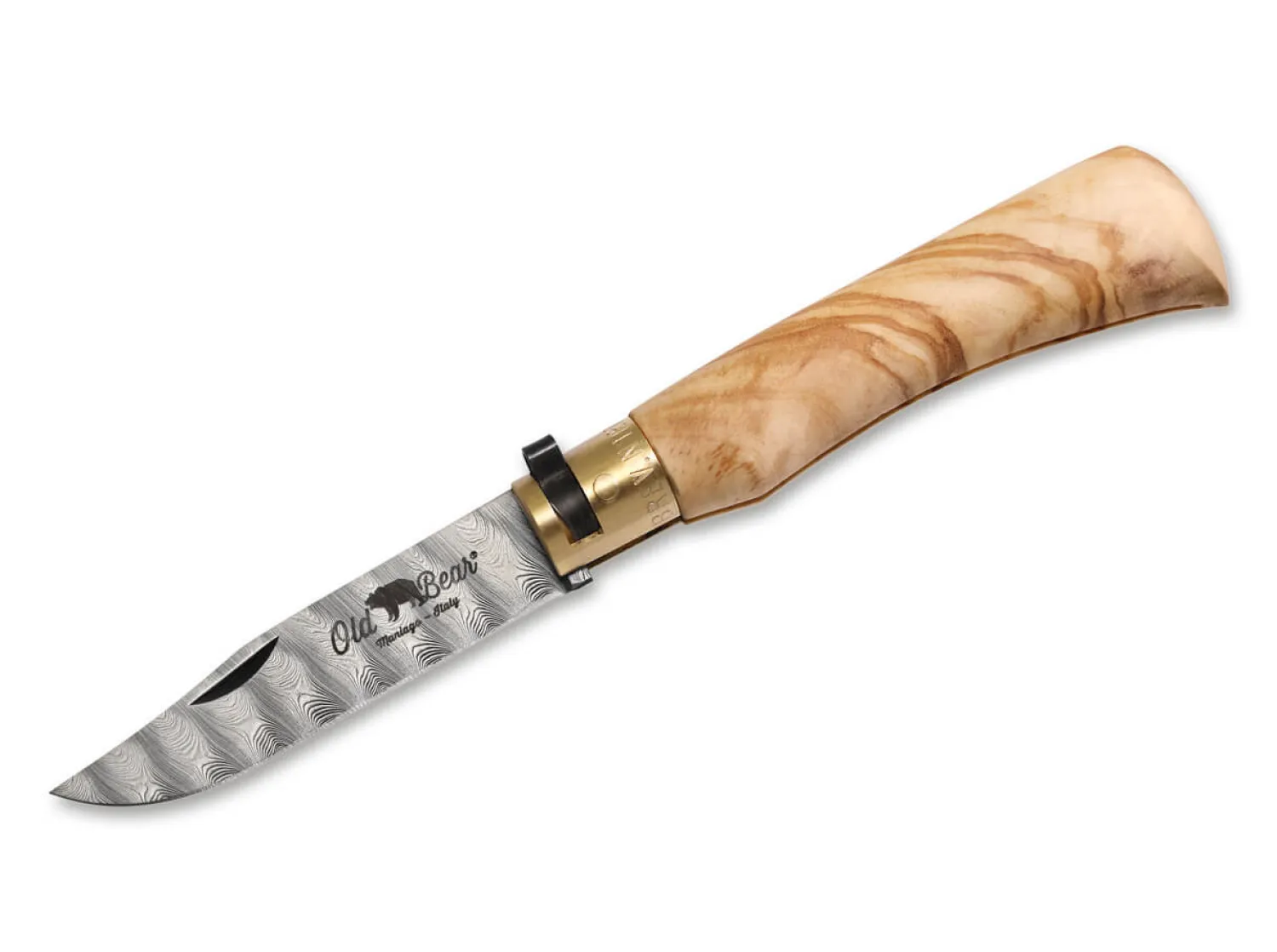 Old Bear Collection M Damascus Olive