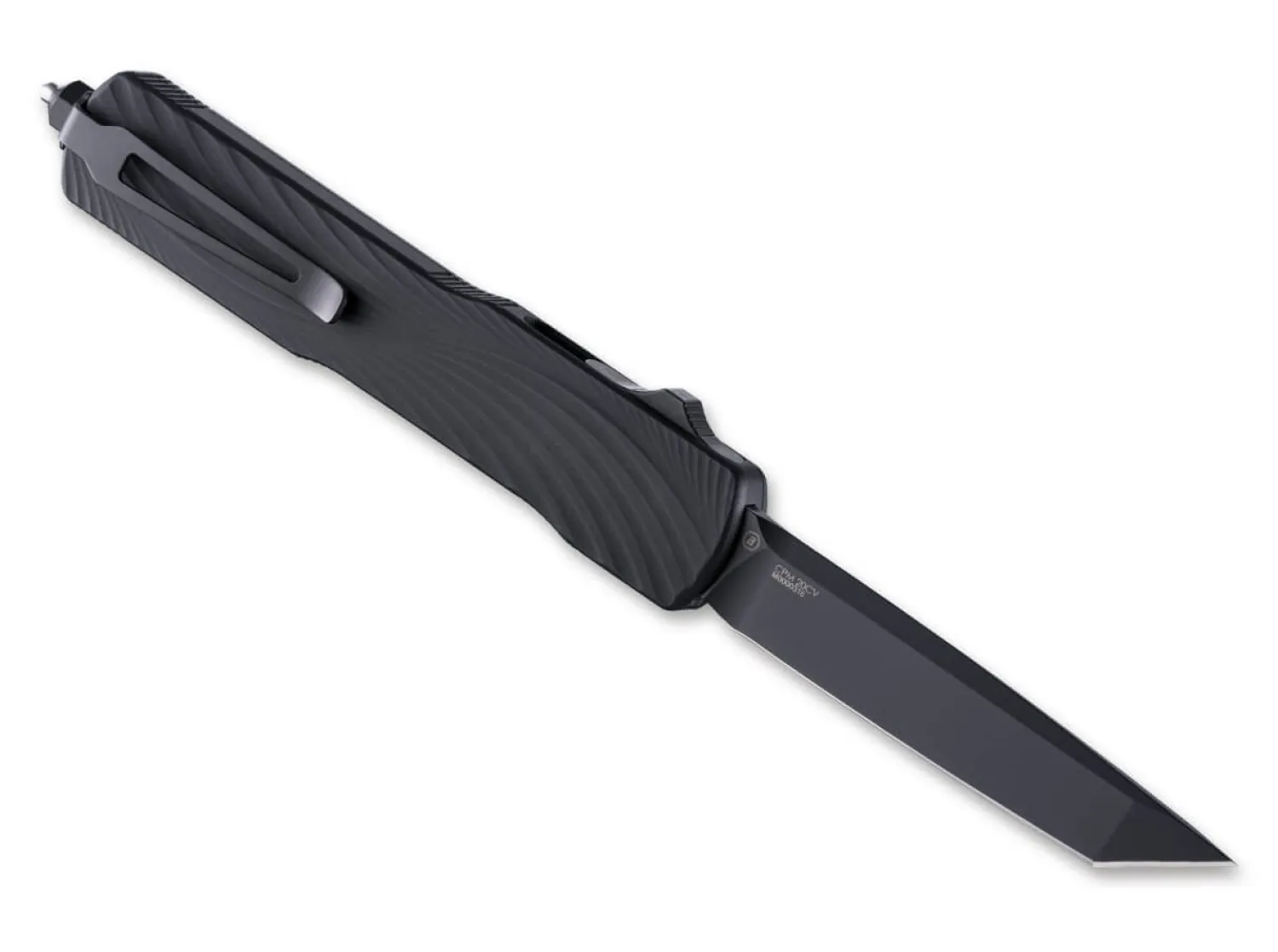 Hogue Counterstrike OTF Automatic 3.35 Tanto G10 Solid Black PVD