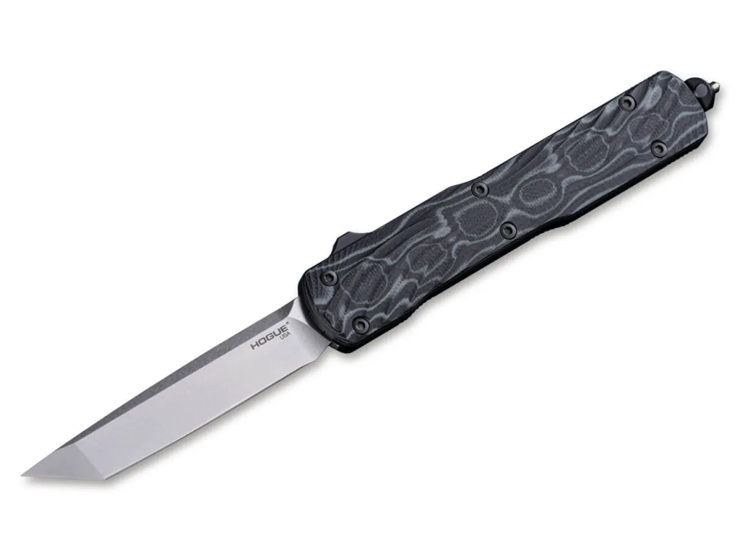 Hogue Counterstrike OTF Automatic 3.35 Tanto G-Mascus Black Tumbled