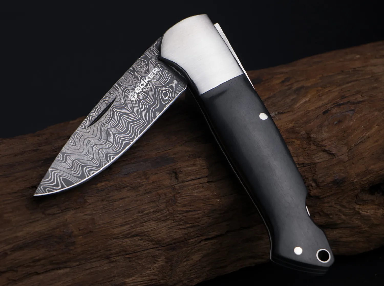 Böker Manufaktur Solingen Davis Classic Hunter Damast