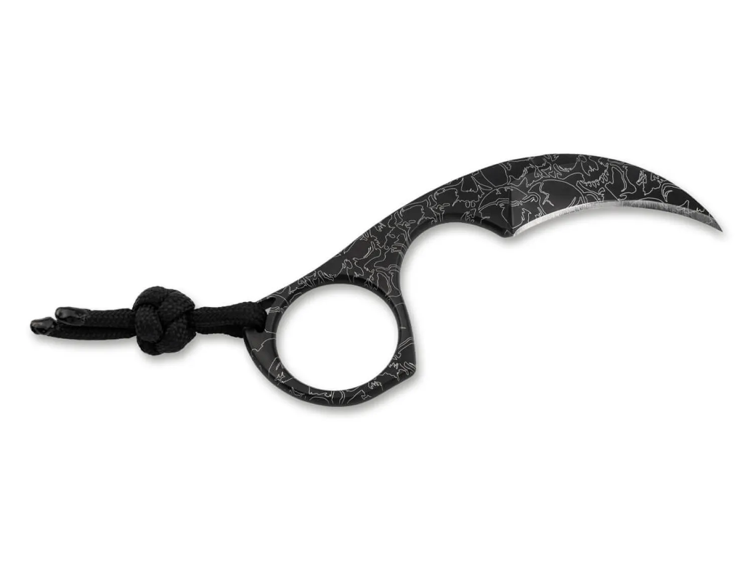 Bastinelli Knives Diagnostic Skull Design Black