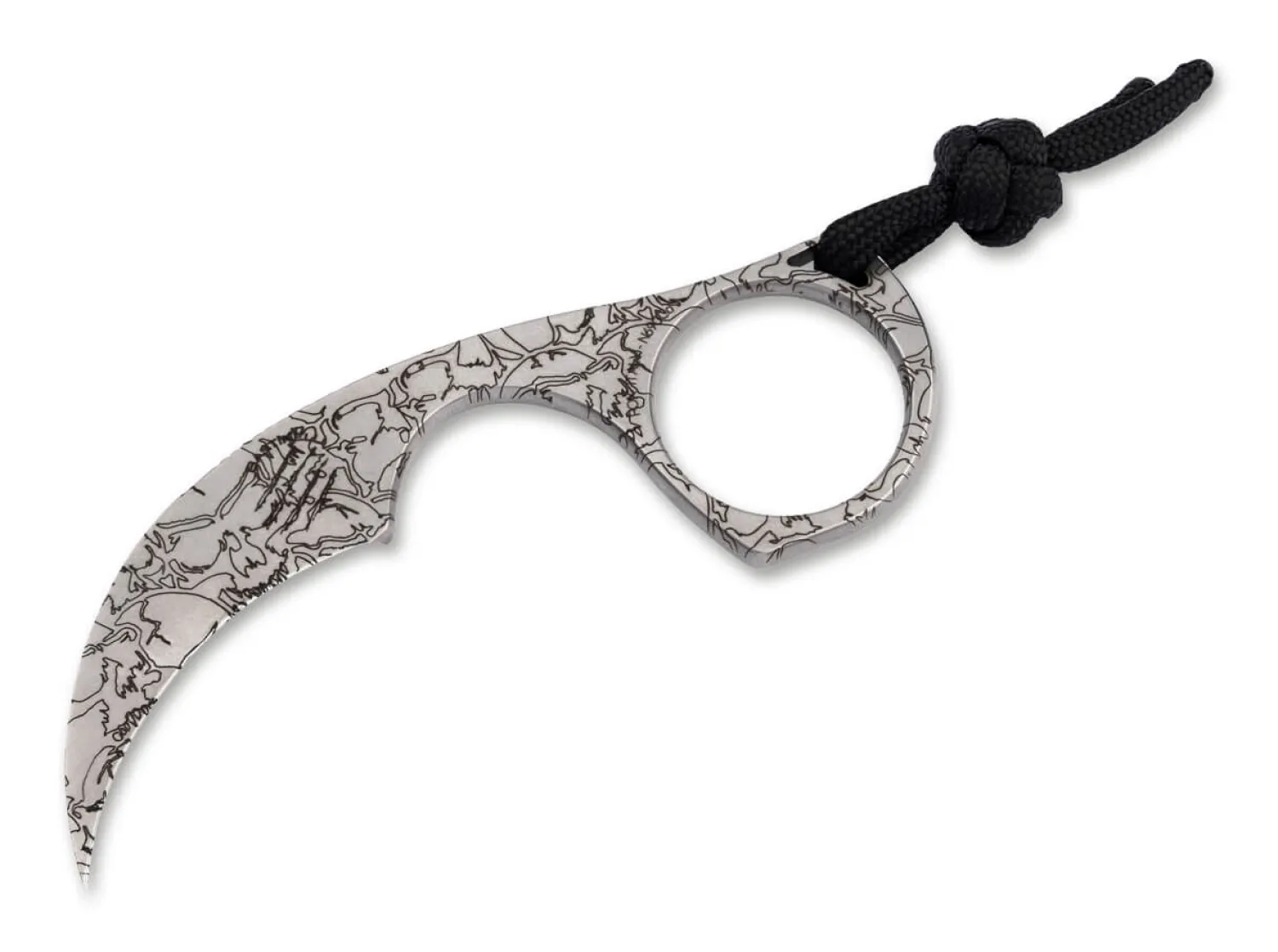 Bastinelli Knives Diagnostic Skull Design Silver