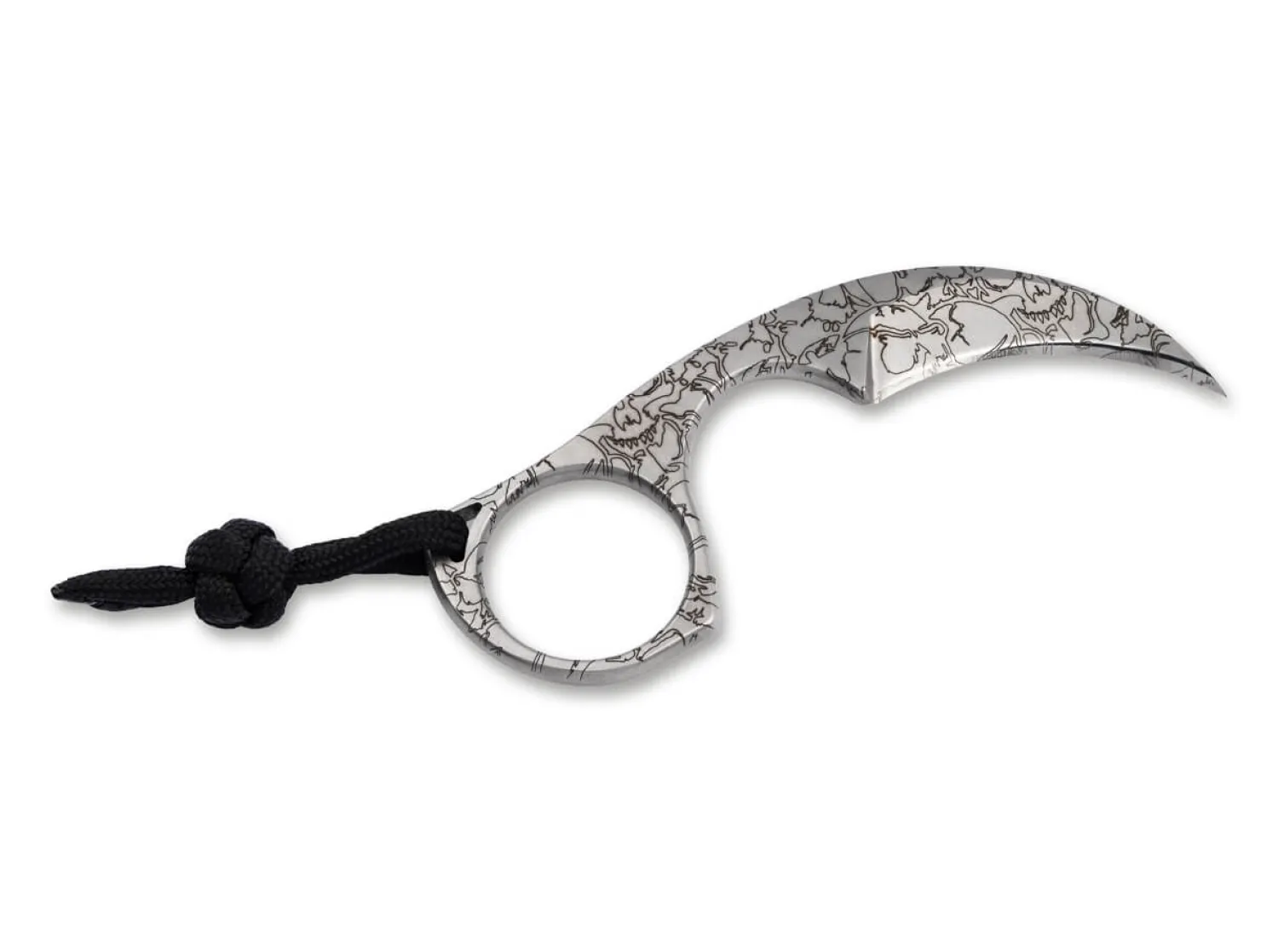 Bastinelli Knives Diagnostic Skull Design Silver
