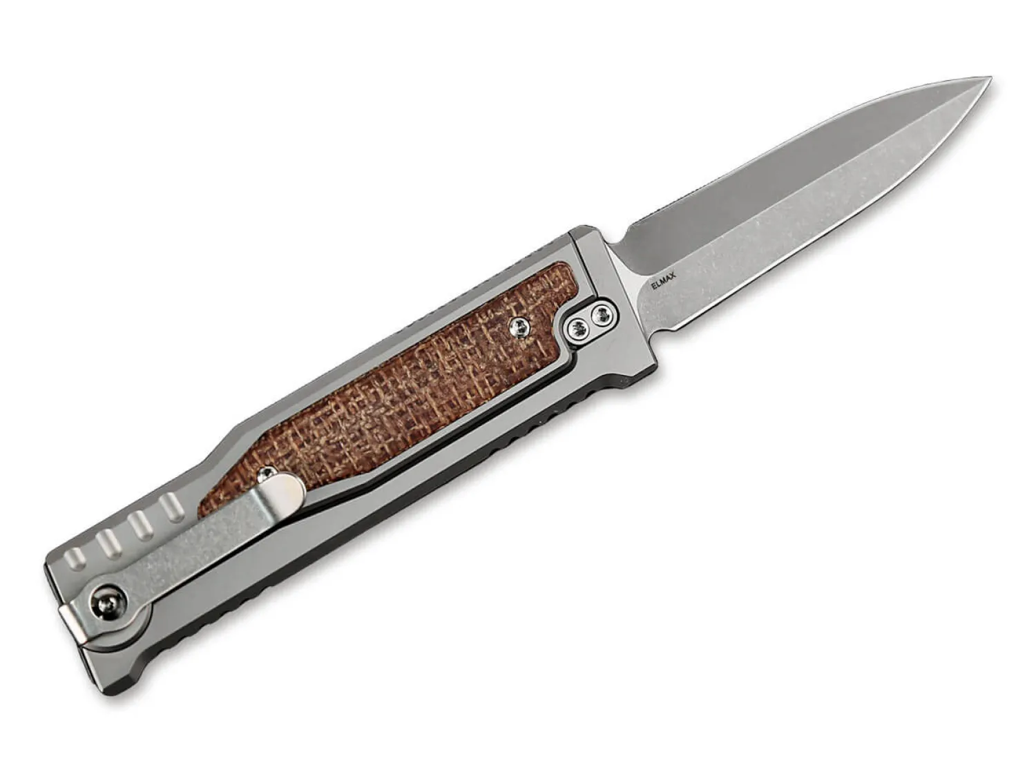 Reate EXO-M Burlap Micarta Double Edge