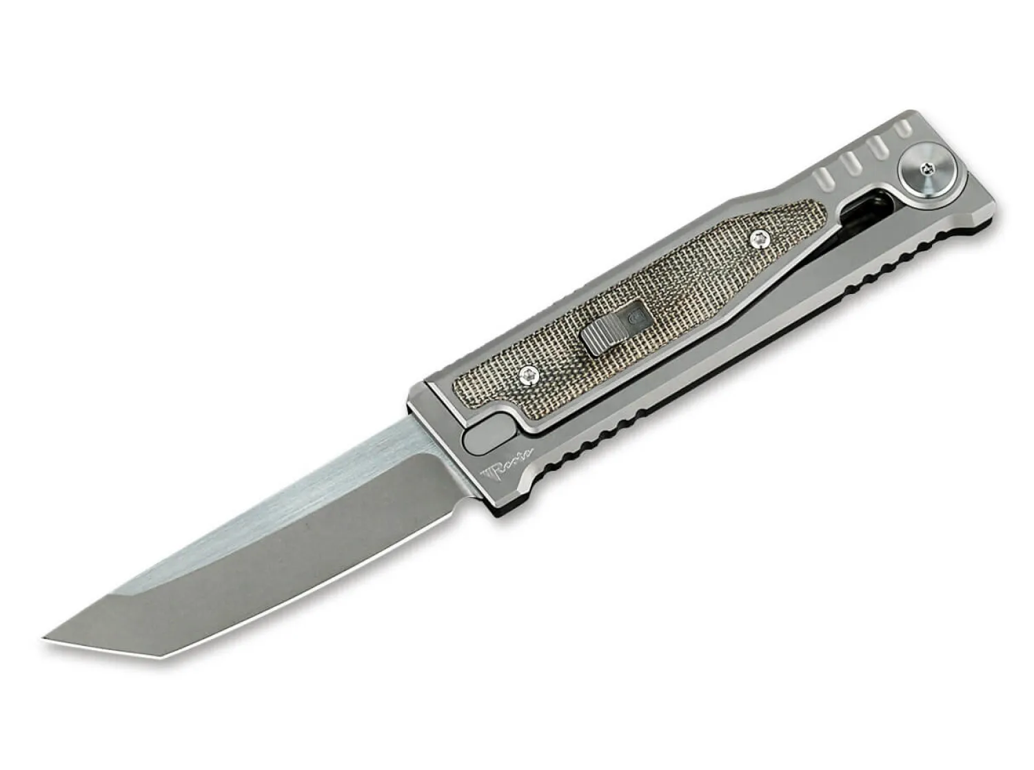 Reate EXO-M Green Micarta Tanto