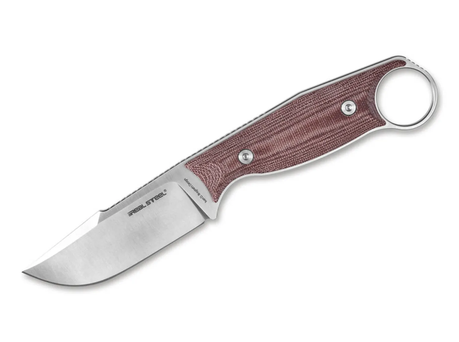 Real Steel Furrier Harpoon Micarta Red