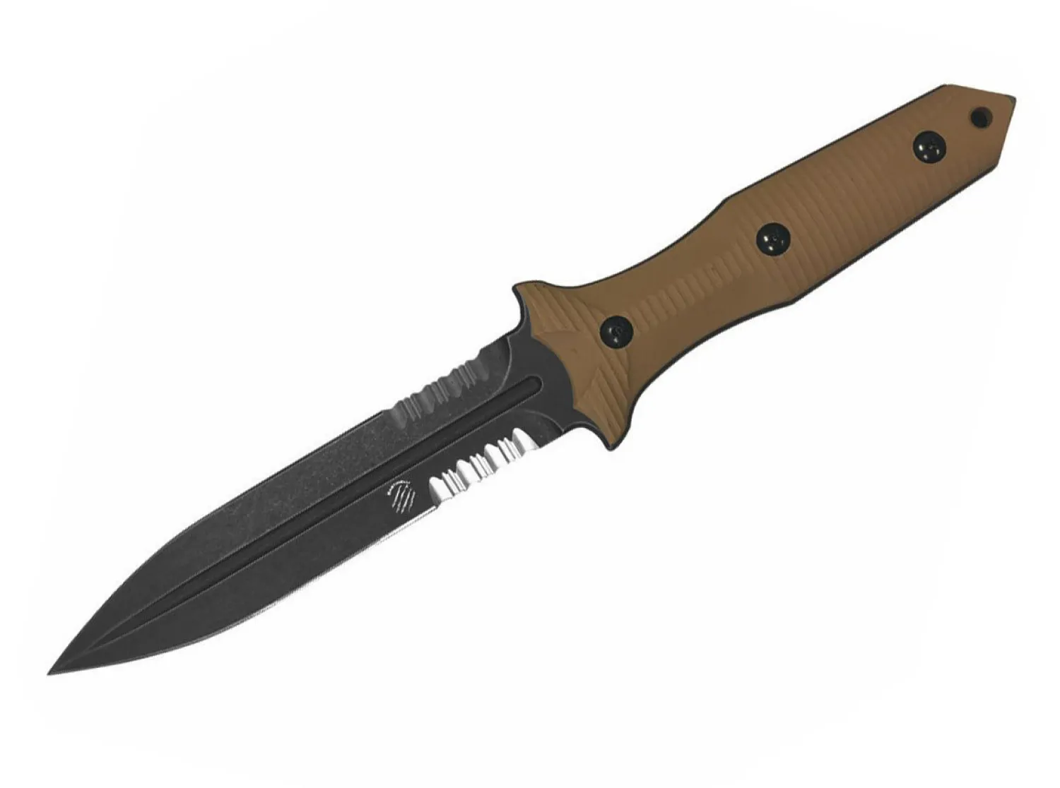 Bastinelli Knives Grozo Coyote Serrated