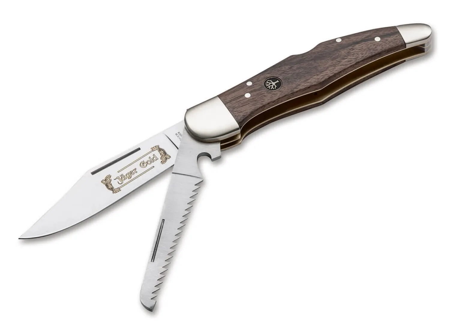 Böker Manufaktur Solingen Jagdmesser Duo Jäger Gold