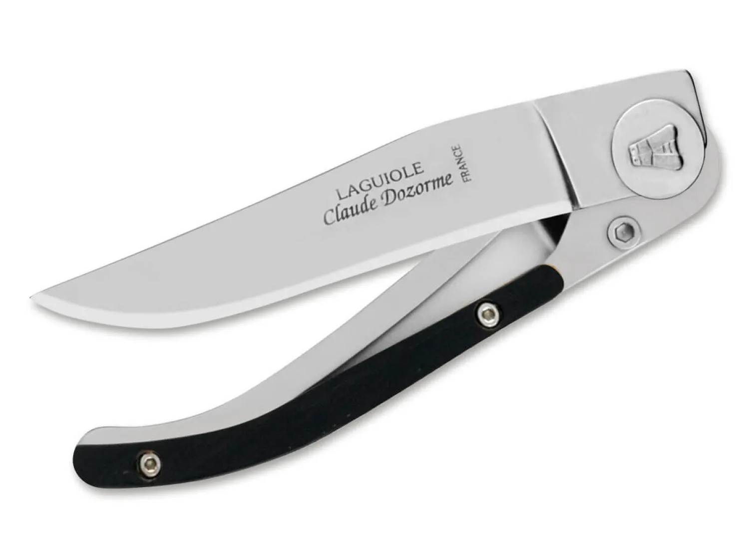 Claude Dozorme Laguiole Liner Black Horn
