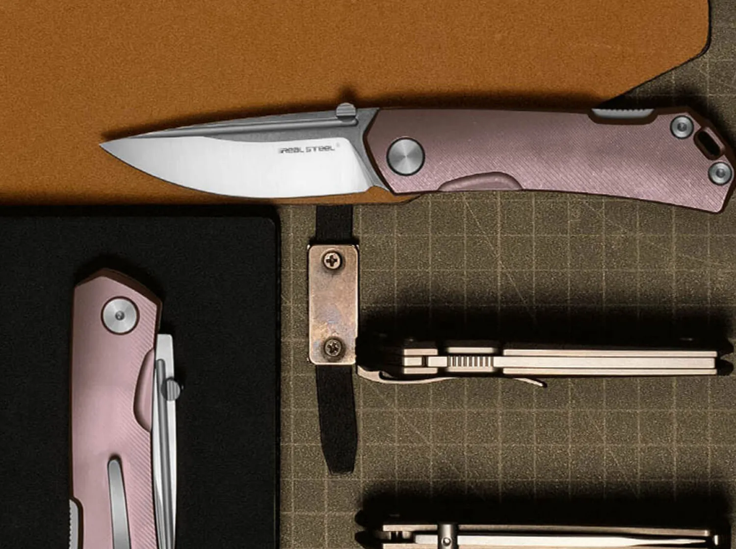 Real Steel Luna Maius Titanium Tan Bronze