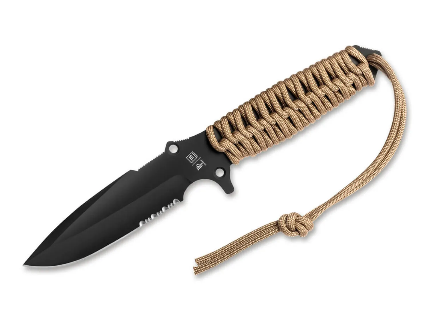 TB Outdoor Maraudeur Paracord Brown Serrated