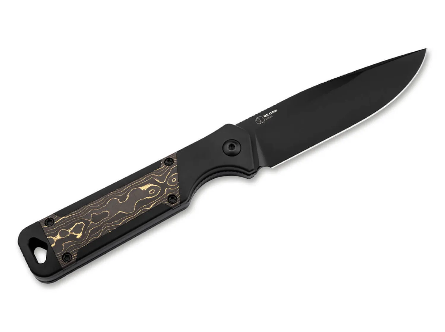 Kizer Militaw Aluminum Black Fat Carbon Copper Camo