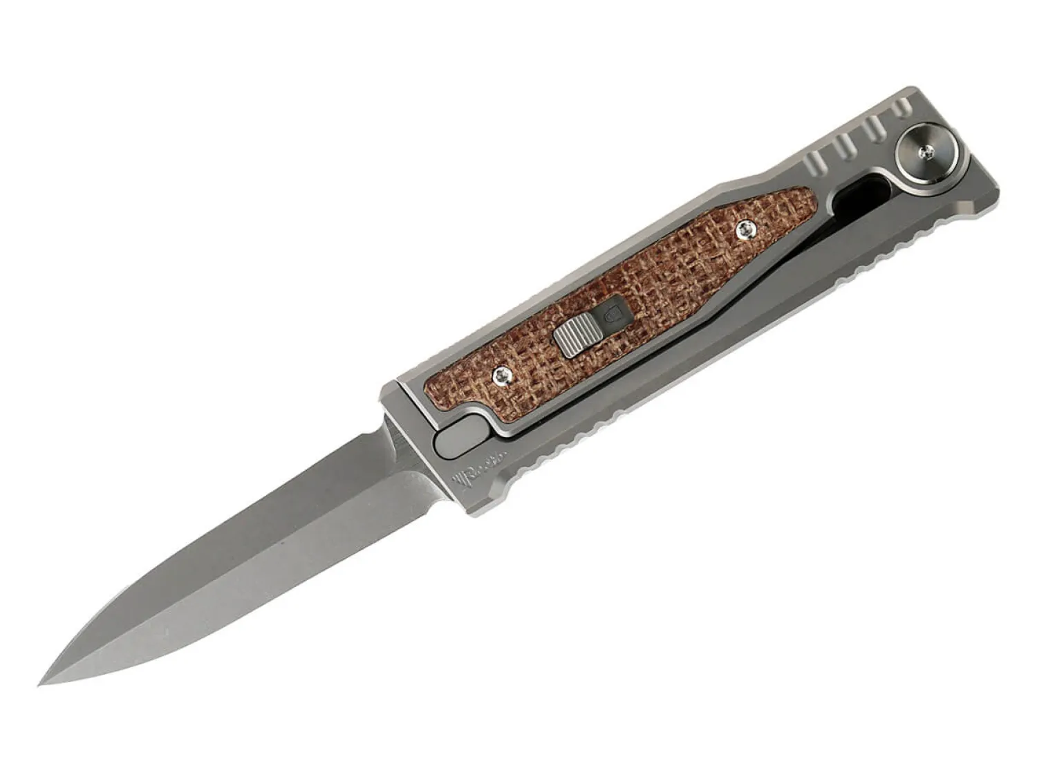 Reate MINI-EXO Burlap Micarta Double Edge