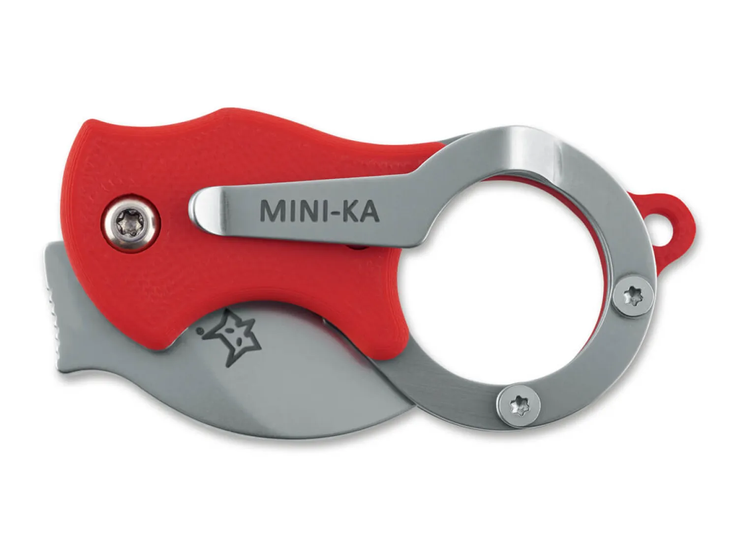 Fox Knives Mini-Ka Red Sandblasted