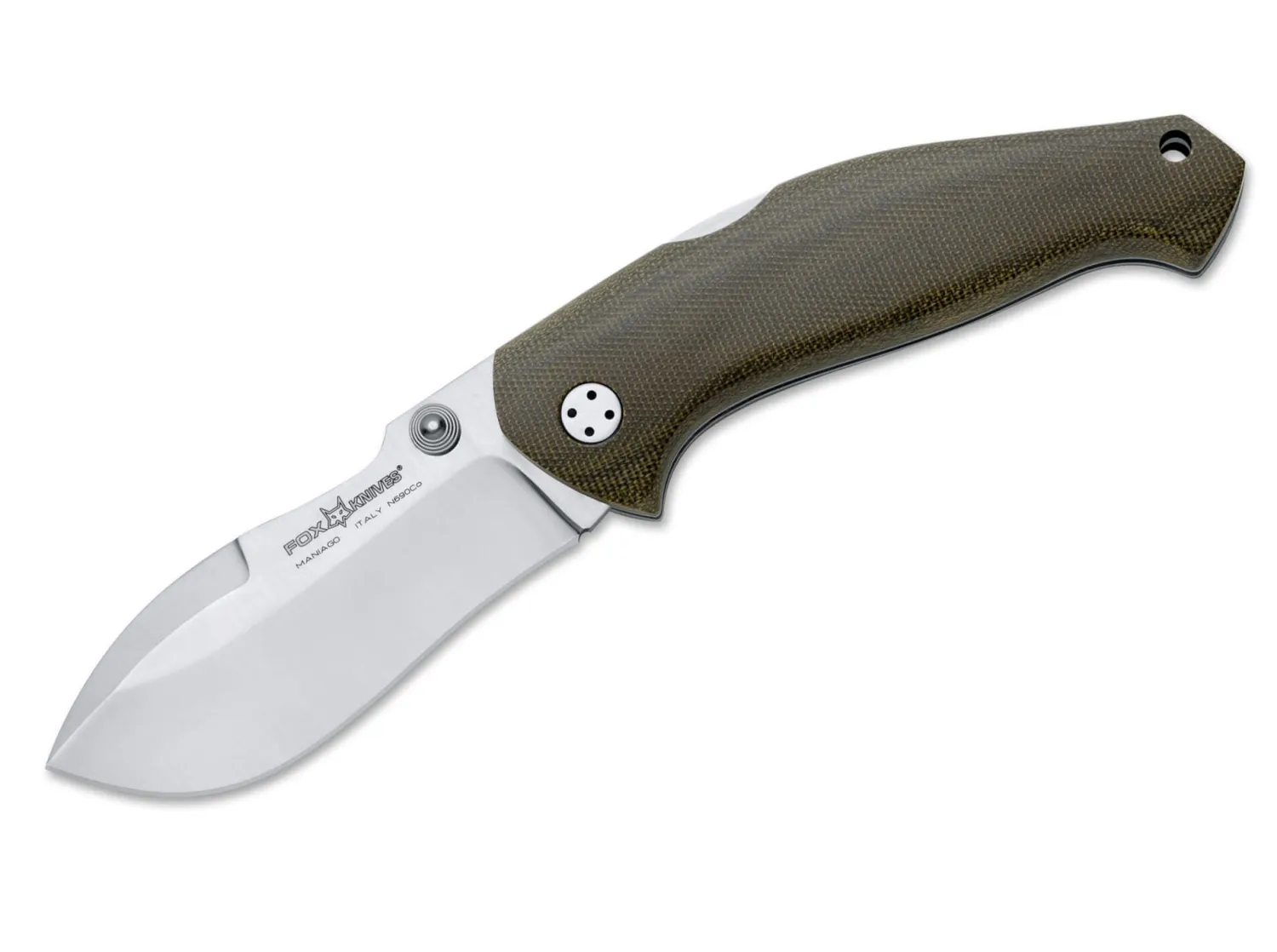 Fox Knives Mojo Green Micarta