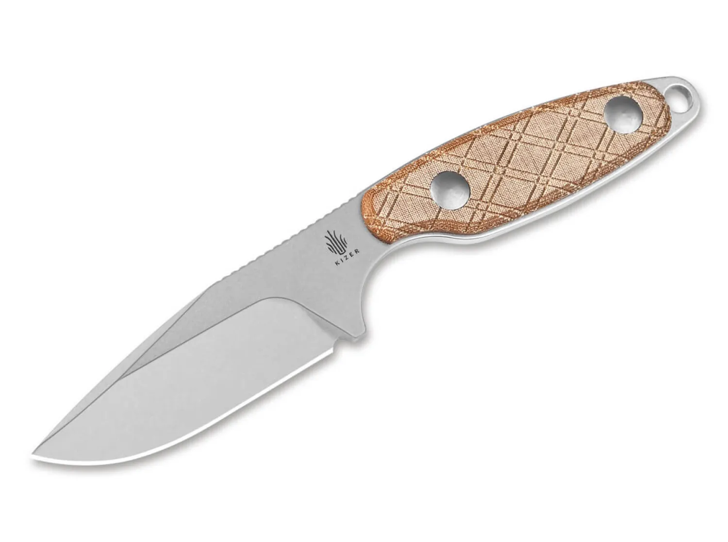 Kizer Muskrat 154CM Micarta Natural