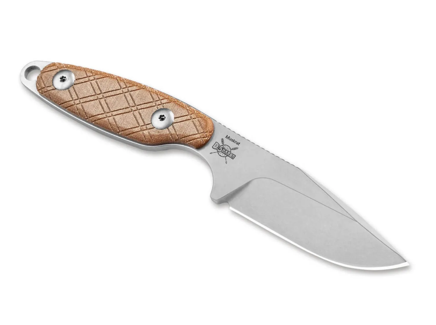 Kizer Muskrat 154CM Micarta Natural