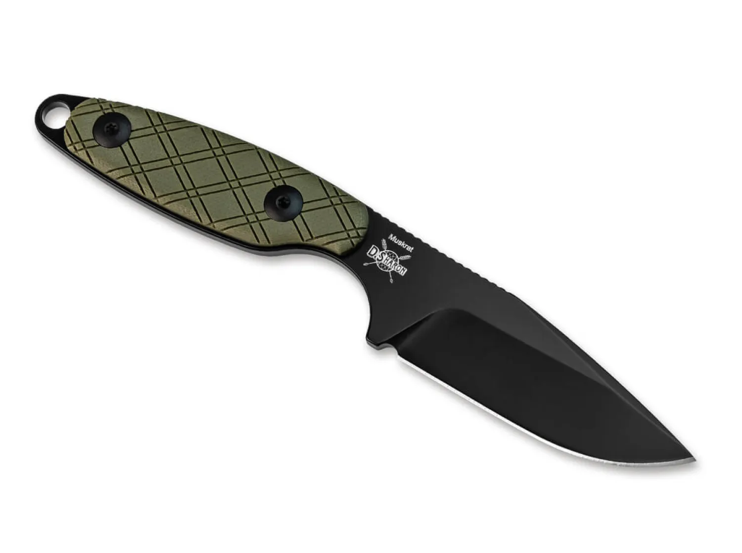 Kizer Muskrat D2 G10 Green Black Blade