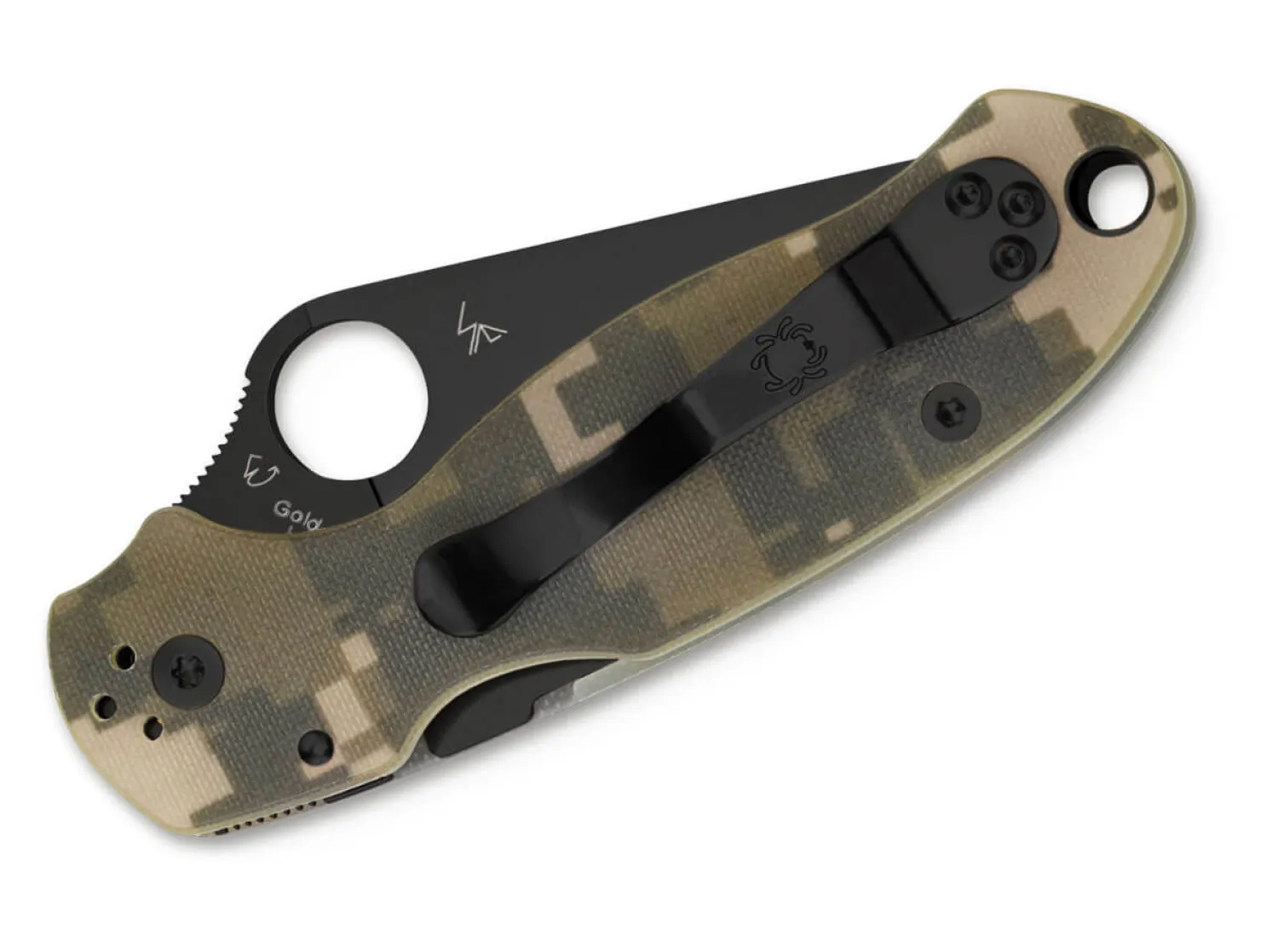 Spyderco Para 3 Camo Black Blade