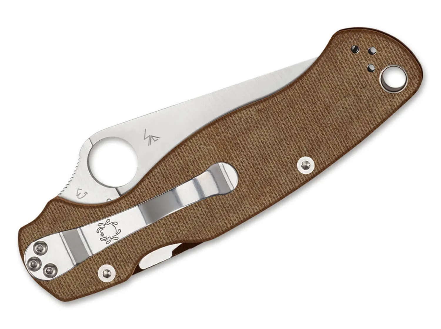 Spyderco Para Military 2 Brown Micarta CruWear