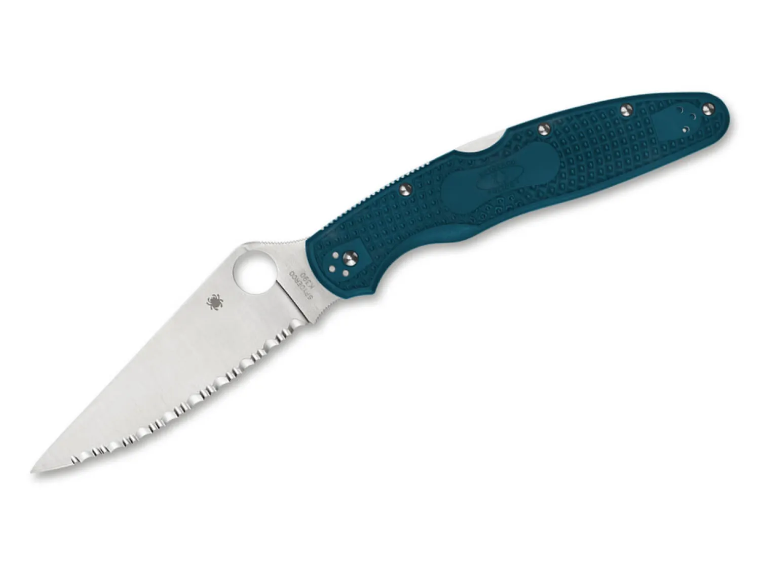 Spyderco Police 4 Lightweight K390 SpyderEdge Blue