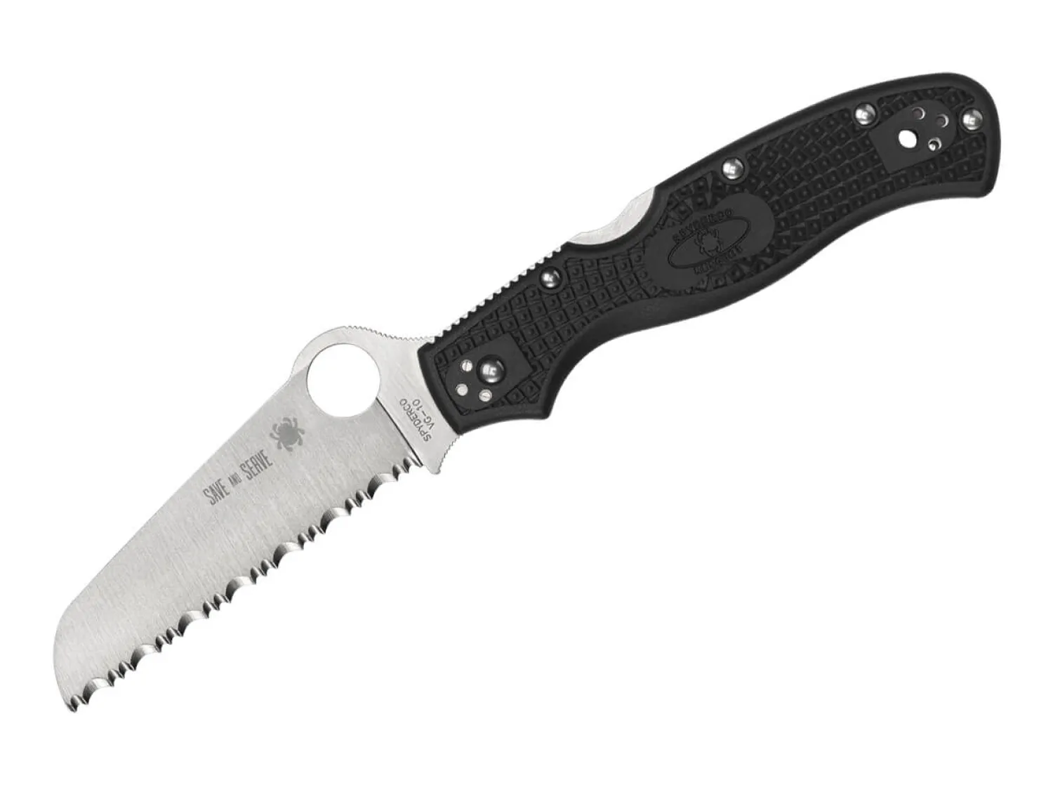 Spyderco Rescue 3 Lightweight Thin Red Line SpyderEdge