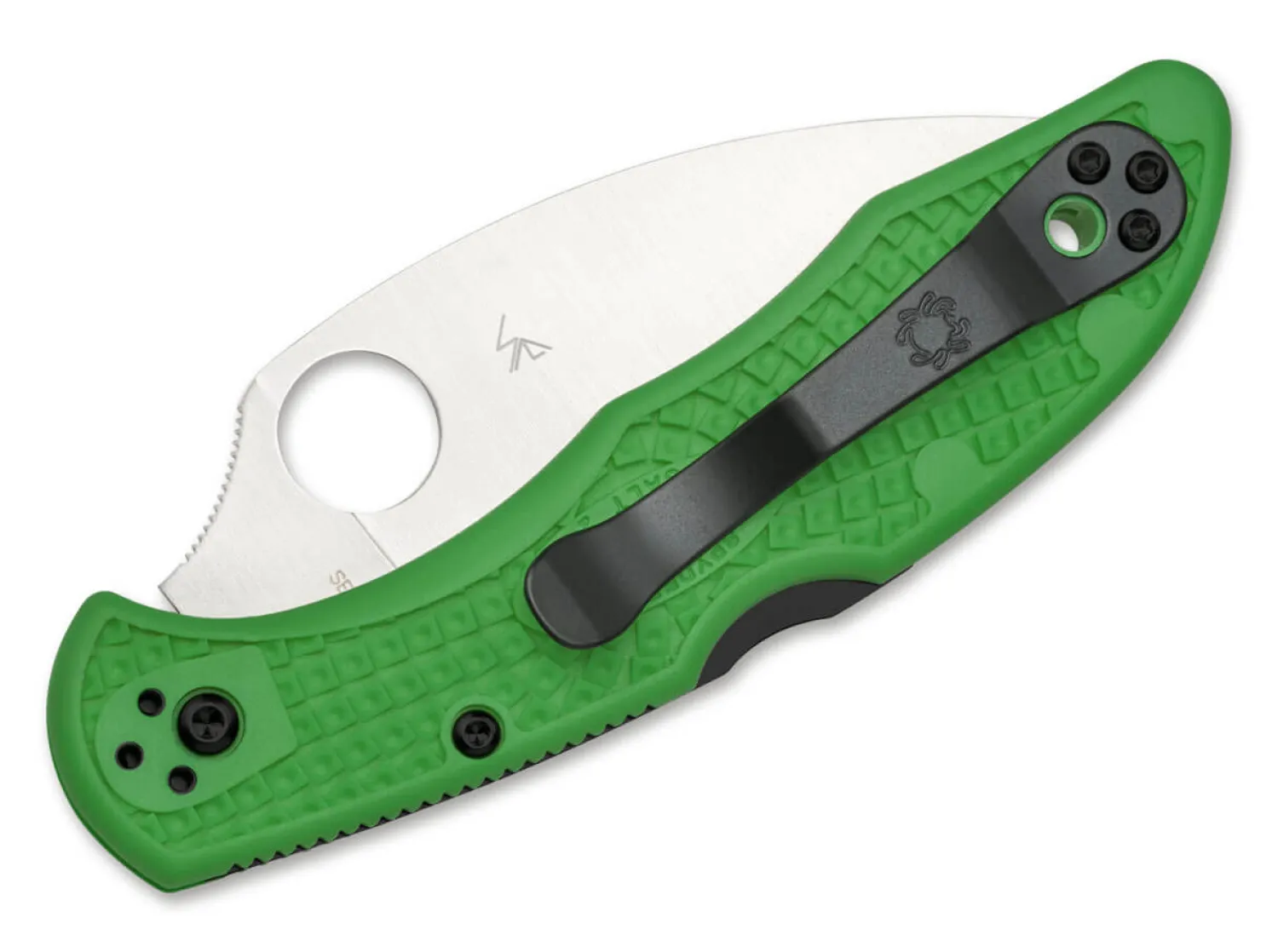 Spyderco Salt 2 Wharncliffe Serrated LC200N Green