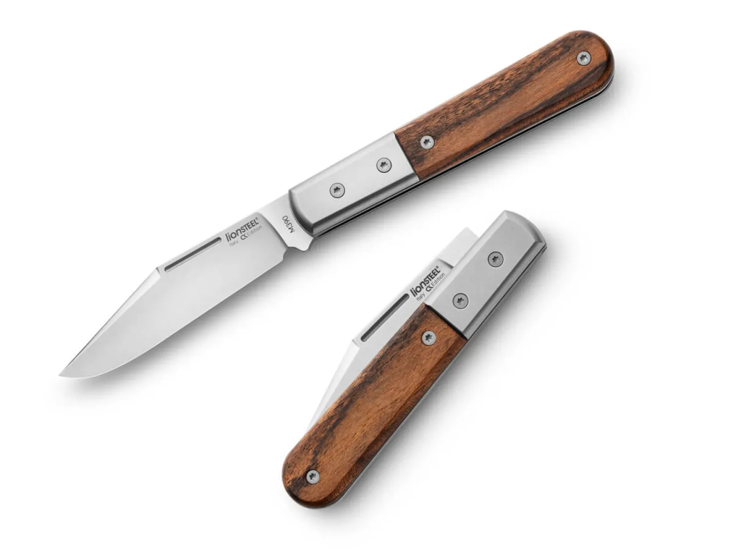 LionSteel Shuffler Barlow Santos Wood