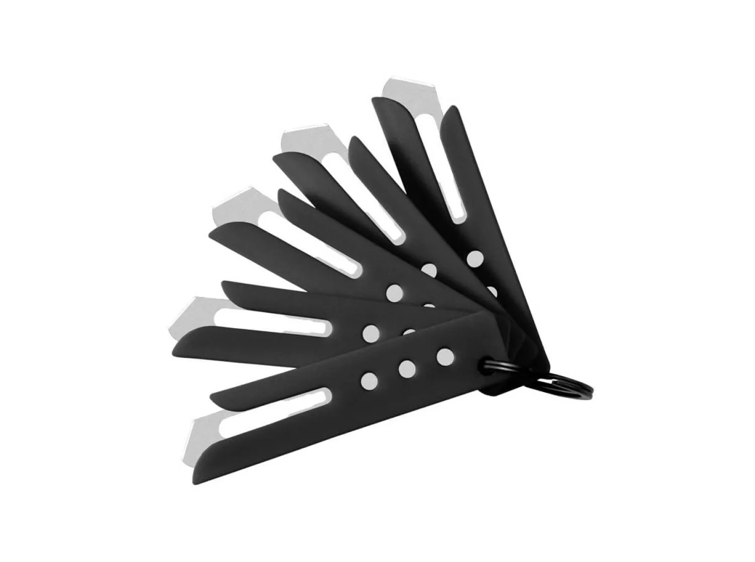 Hogue #60-Style Blades with Guard 5 Pack Black