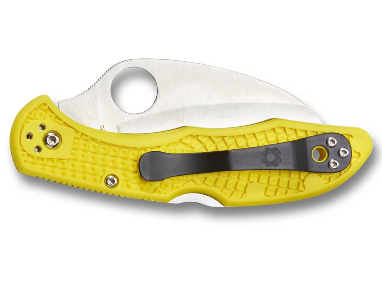 Spyderco Tasman Salt 2 Lightweight Yellow H1 Plain