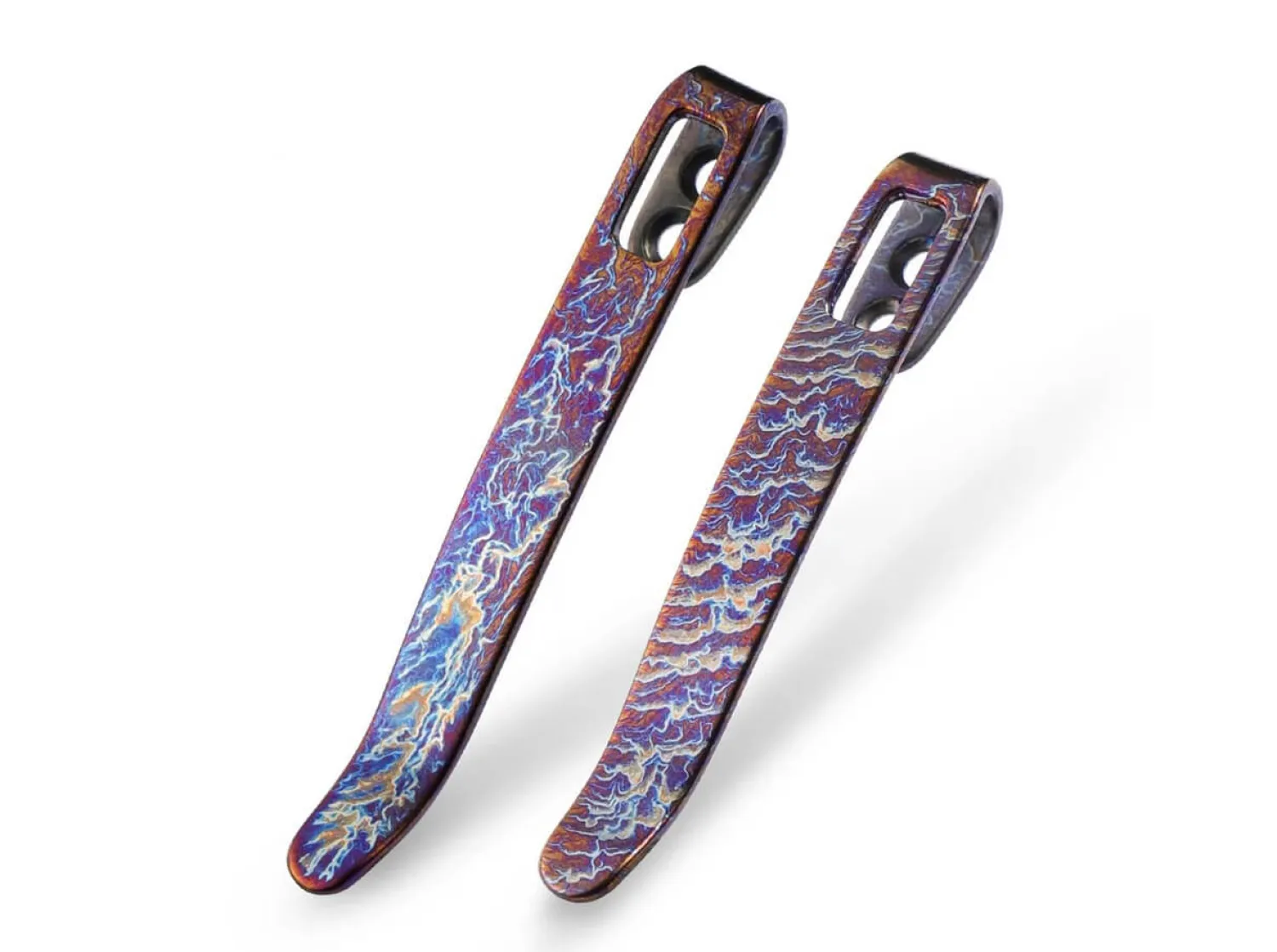 CIVIVI Two Flamed Titanium Clips T002A