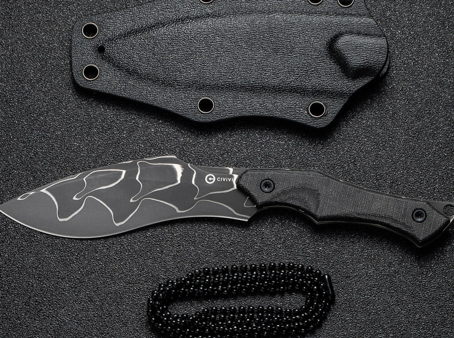 CIVIVI Vaquita II Micarta Black Damascus