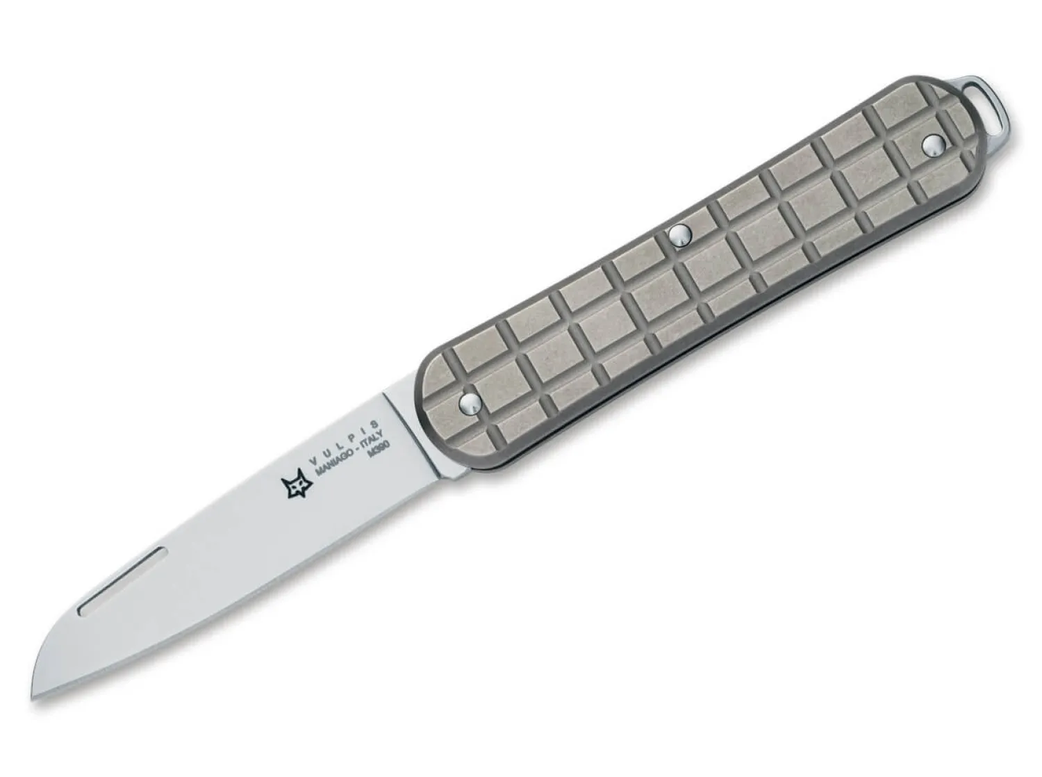 Fox Knives Vulpis 130 Grenade Pattern Titanium