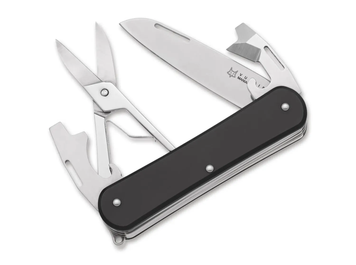 Fox Knives Vulpis 130-F4 Aluminum Black