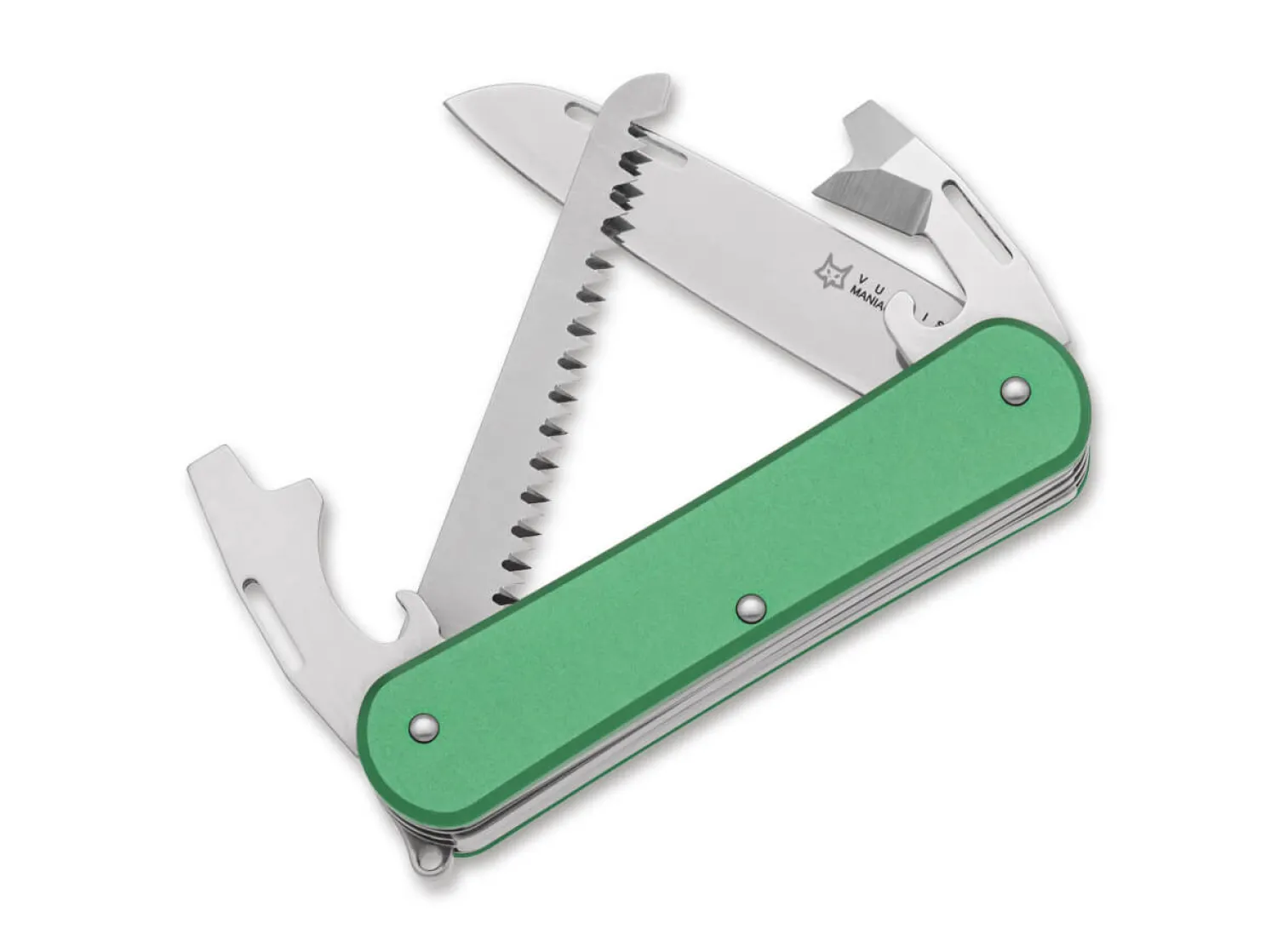 Fox Knives Vulpis 130-S4 Aluminum OD Green