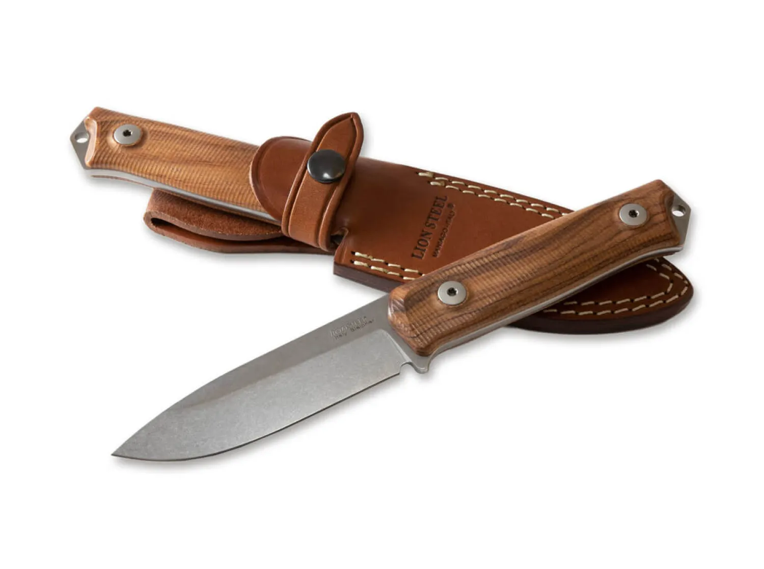 LionSteel B41 Bushcraft Santos Wood