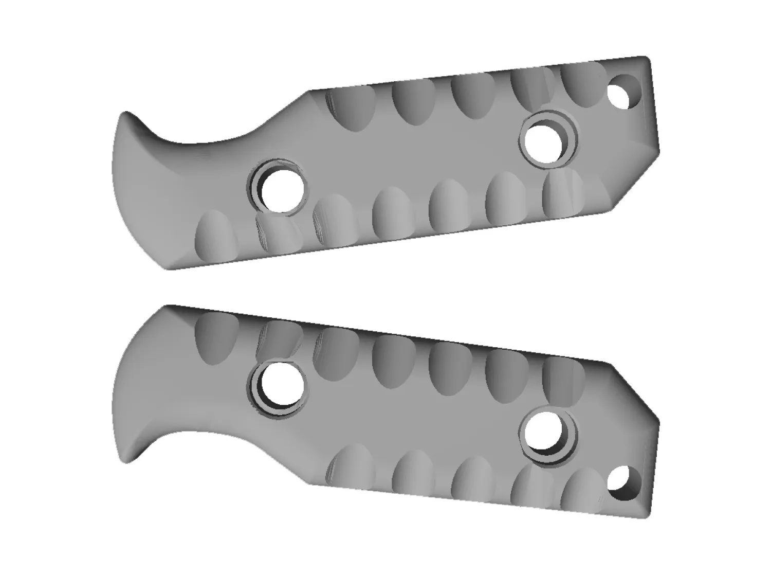 Böker Plus Beowulf S Griff 3D-Modell