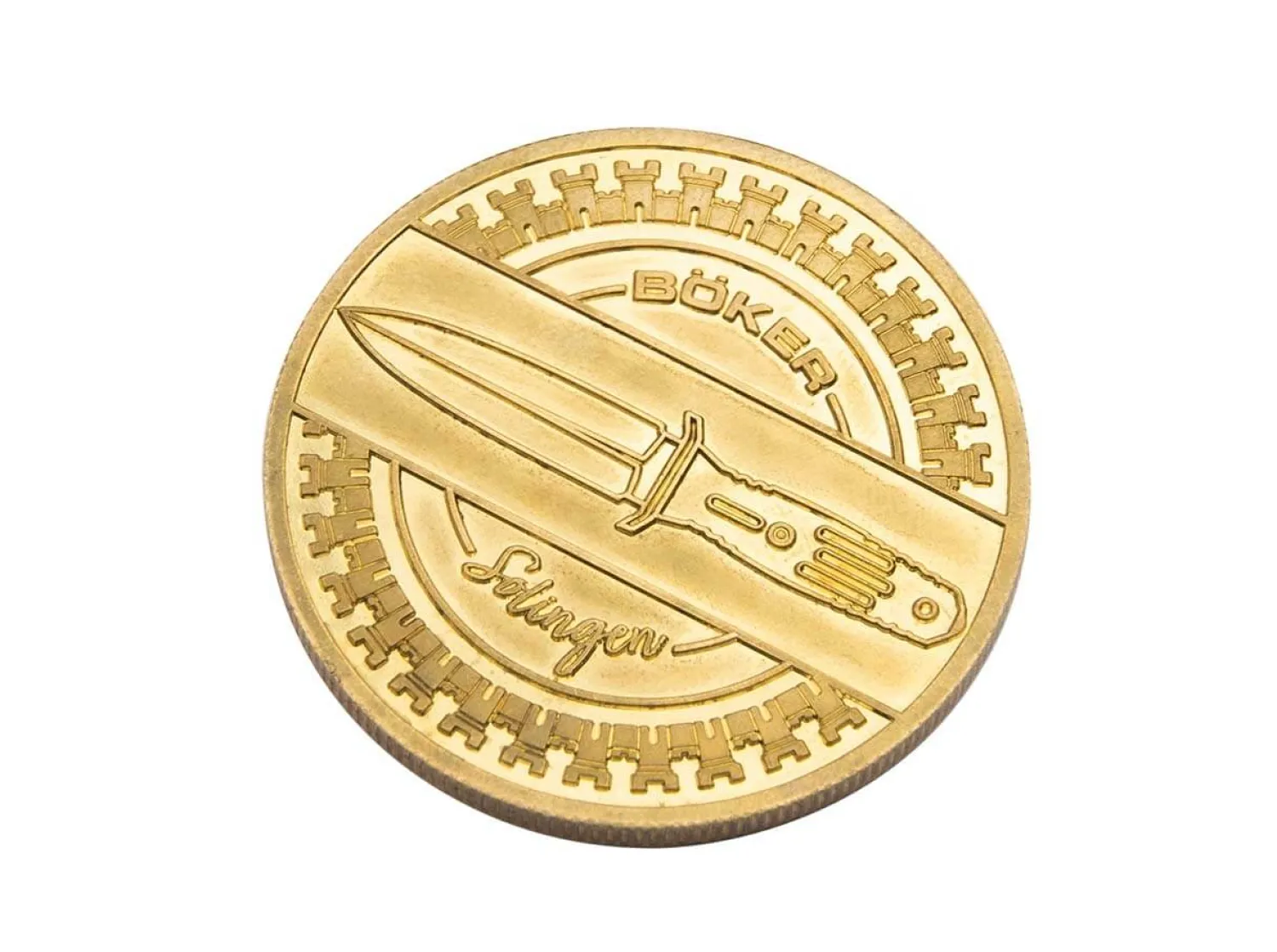 Böker Manufaktur Solingen Coin Messing