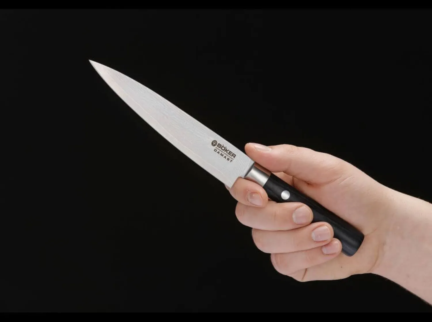Böker Manufaktur Solingen Damast Black Allzweckmesser