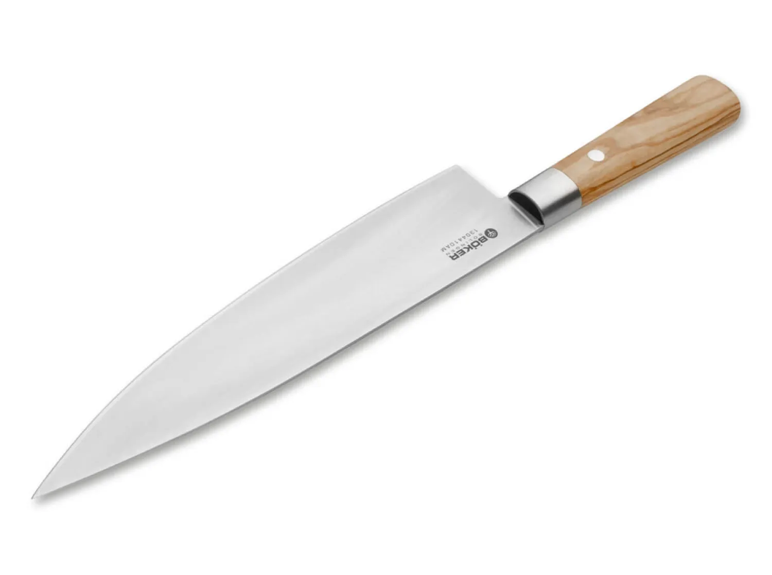 Böker Manufaktur Solingen Damast Olive Chefmesser Groß