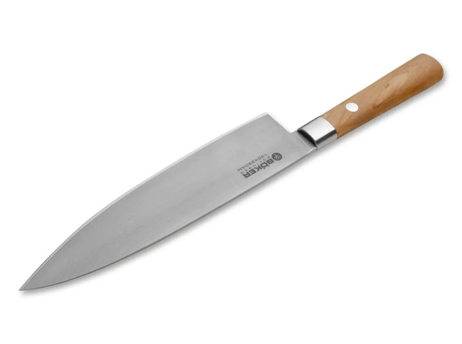 Böker Manufaktur Solingen Damast Olive Chefmesser Klein