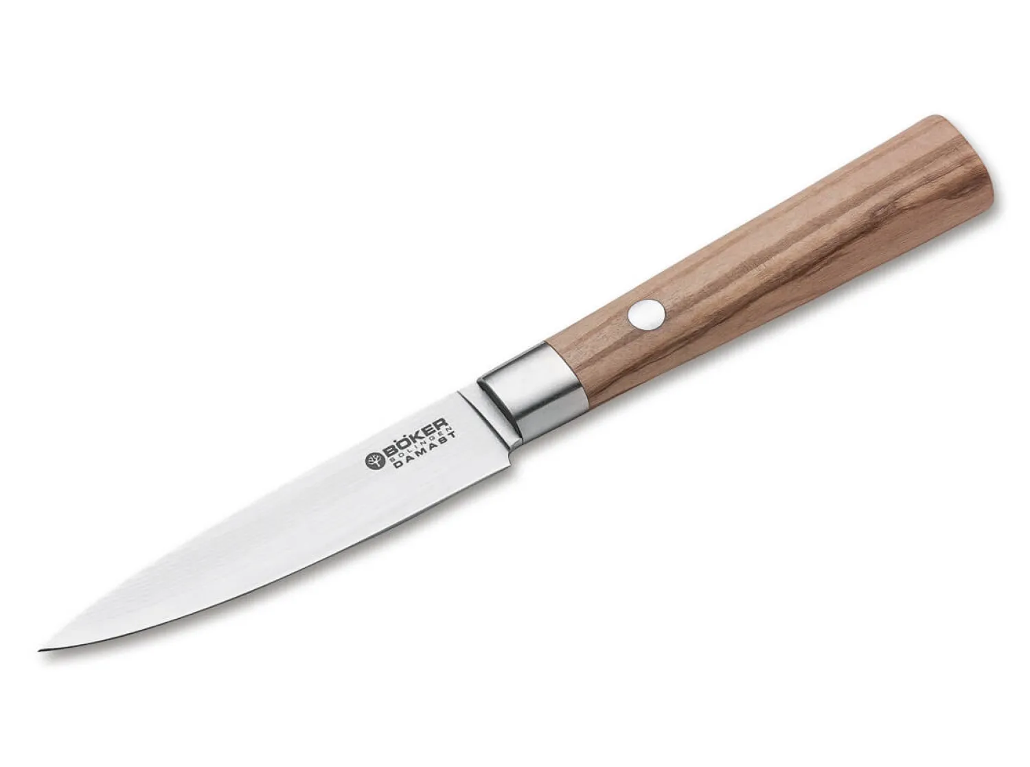 Böker Manufaktur Solingen Damast Olive Spickmesser